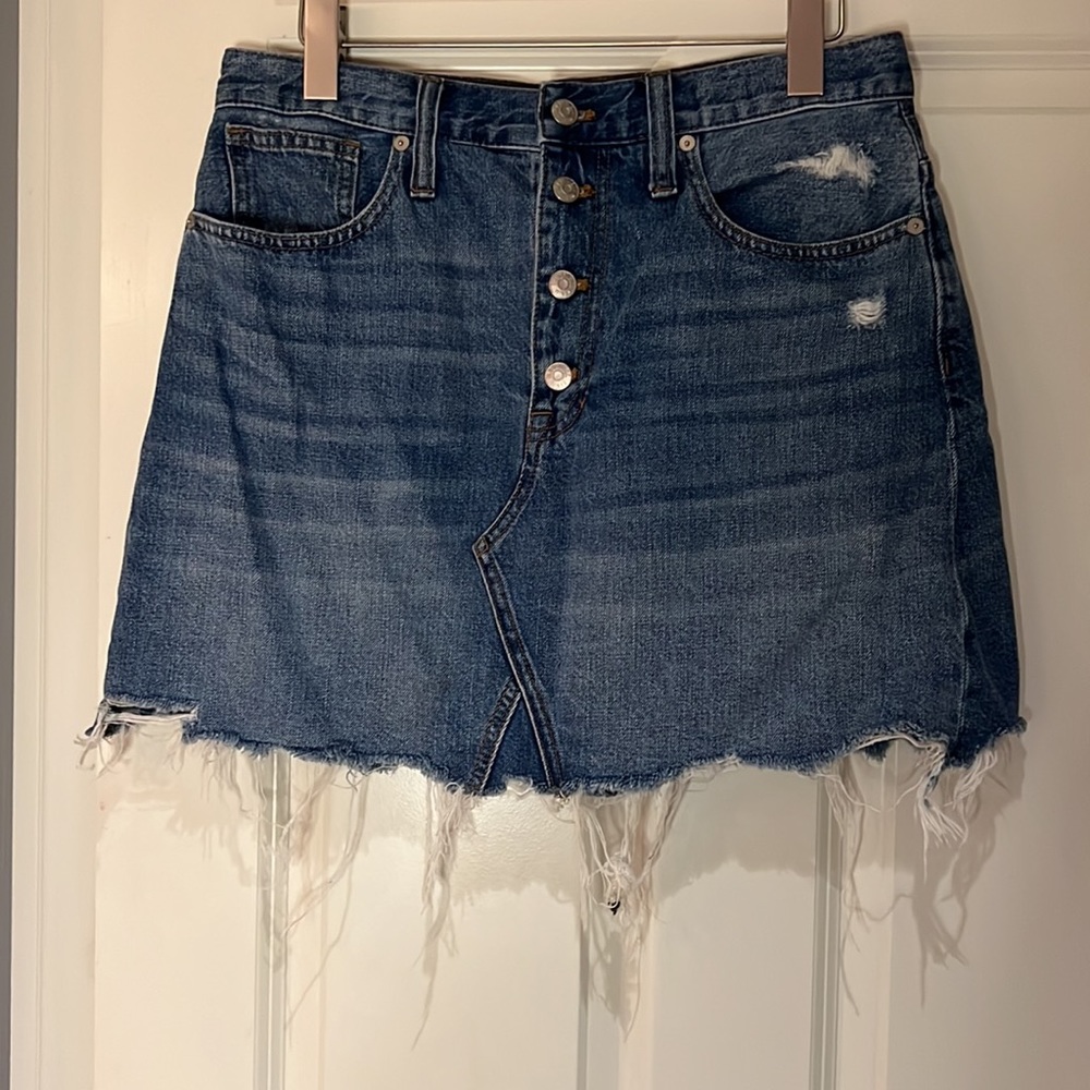 Madewell Denim Mini Skirt